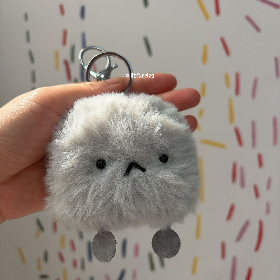 Thumbnail: GRUMPY DUSTY Bag Charm