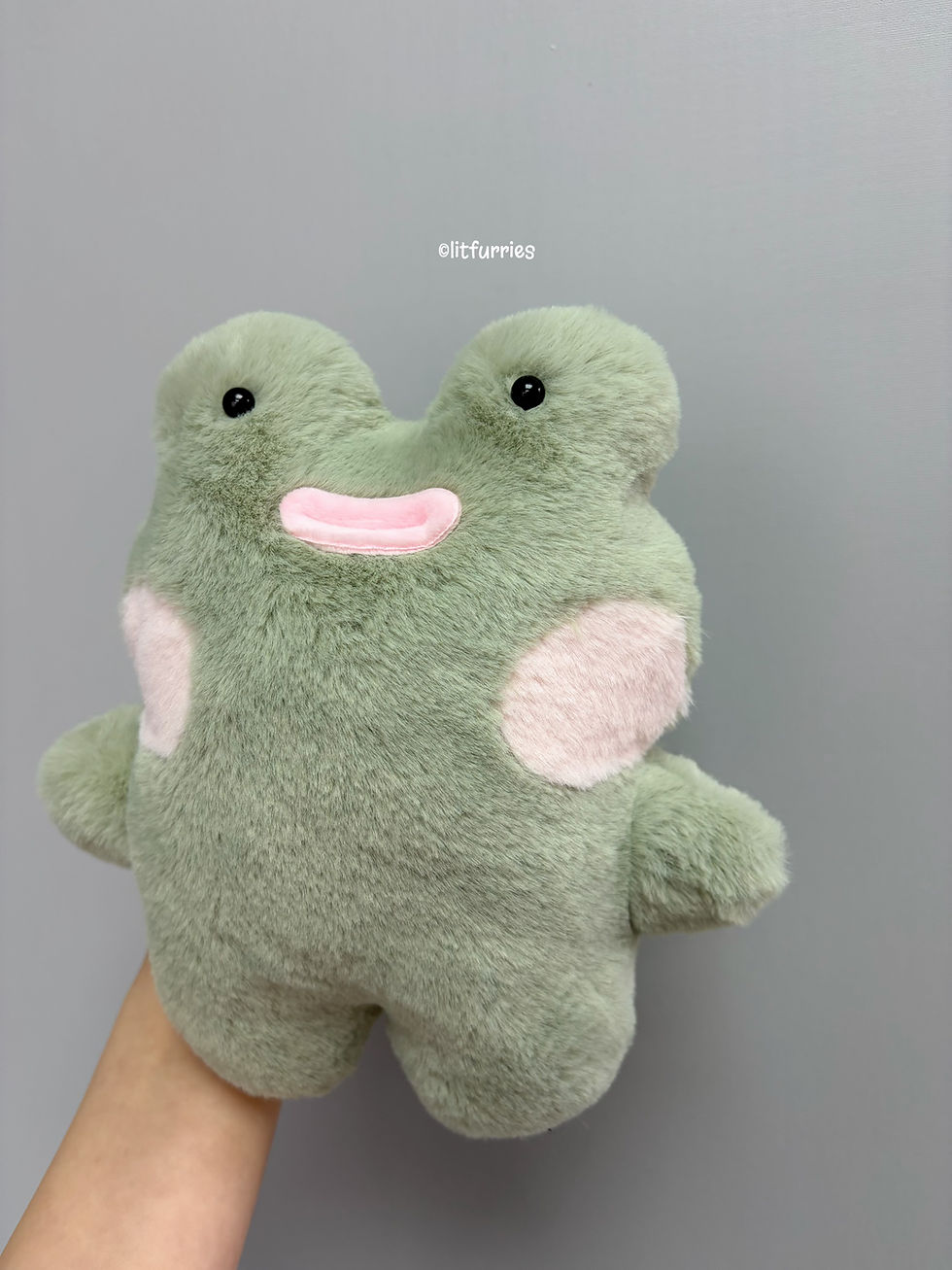 Thumbnail: Build A Froggy : Green Frog Side View made by litfurries
