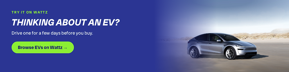 Thinking about an EV? Drive one for a few days before you buy.