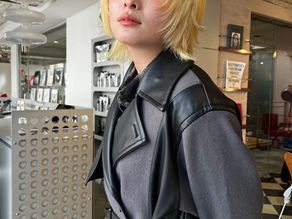 【ズシヒロヤ】ブロンド/外ハネウルフ