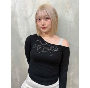 【yuuka】ハイトーンボブ