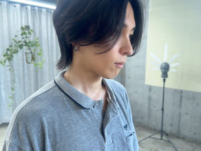 【HAYATO】センターパートで魅せるパーマヘア