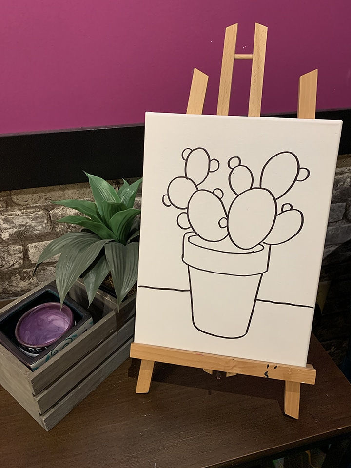 Thumbnail: Outlined Canvas - Adult