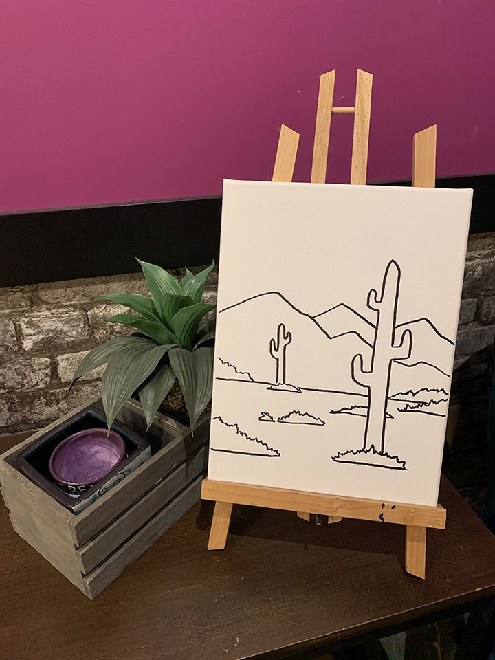 Thumbnail: Outlined Canvas - Adult