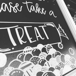 Candy Bar Chalkboard