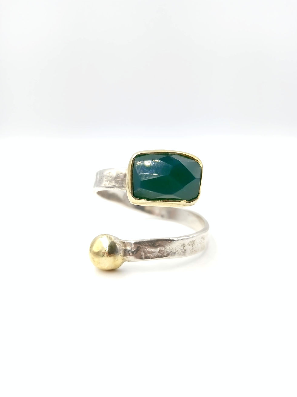 Elegant Green Malaysian Jade Ring