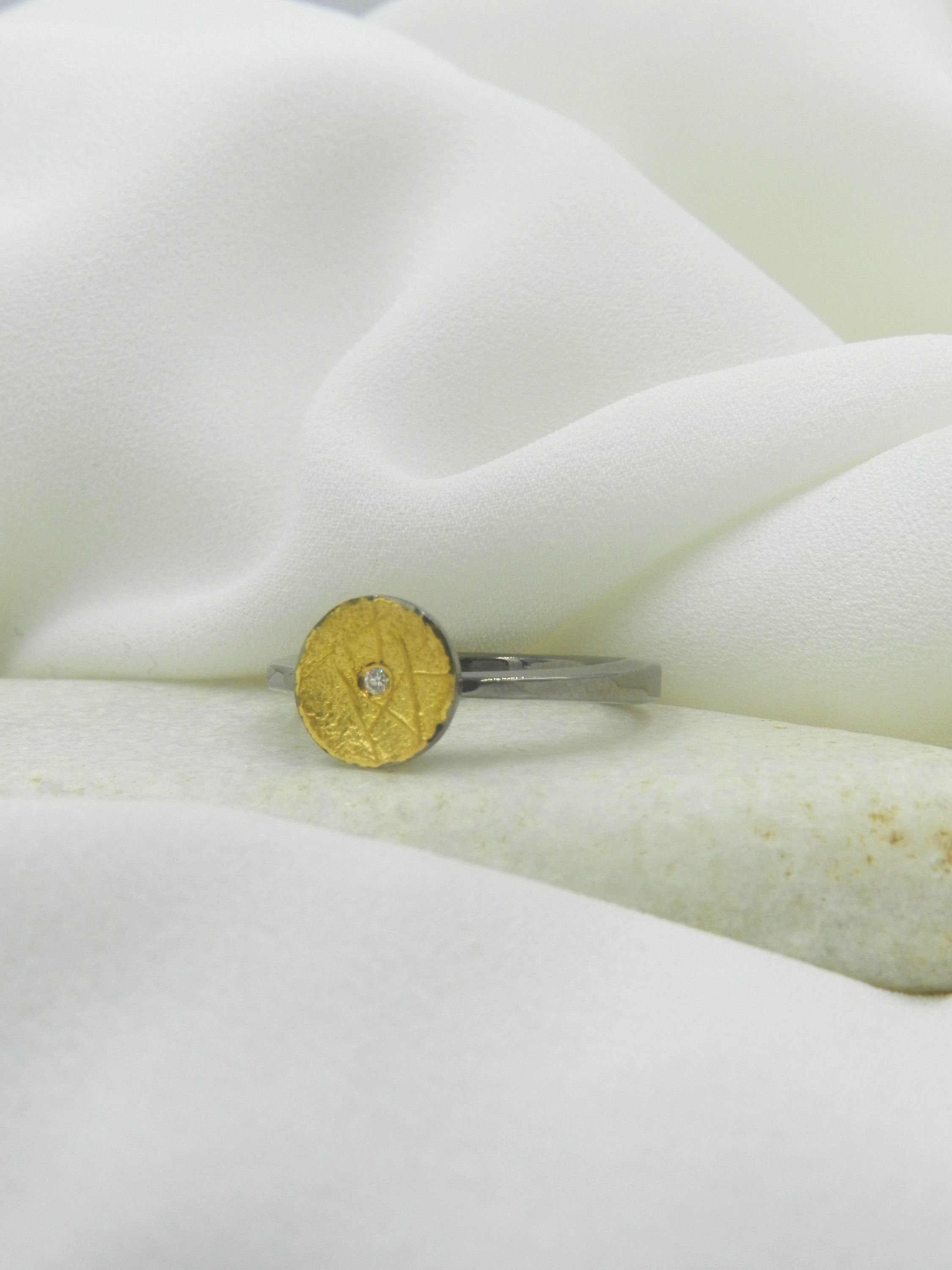 Stunning Handmade 14k Gold Ring