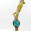 Thumbnail: Radiant Turquoise necklace with blue Zircons 
