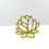 Thumbnail: Elegant Lotus design ring  925 sterling silver gold plated