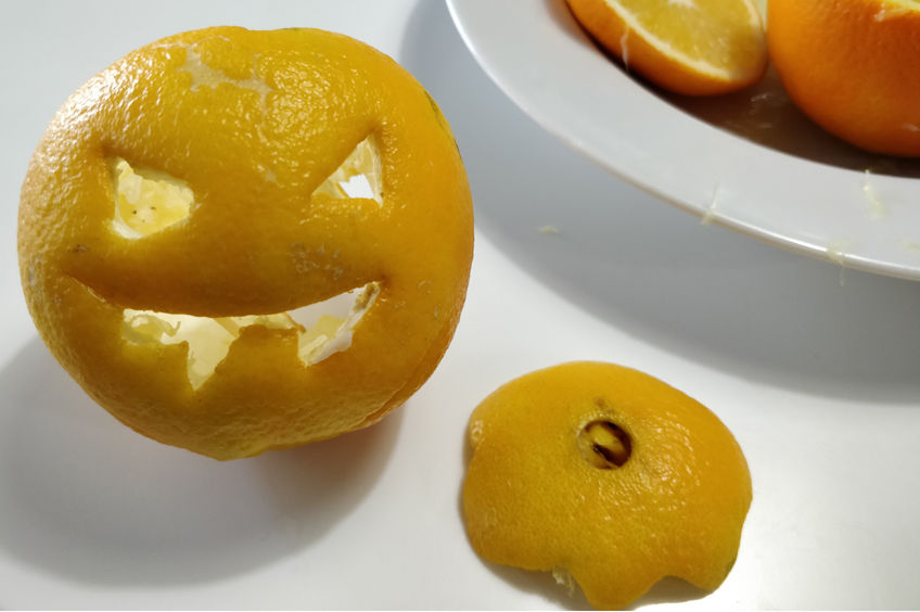 Oranges d'Halloween