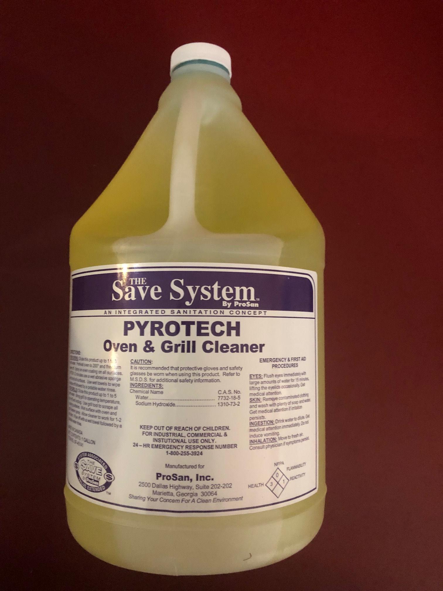 Pyrotech Heavy Duty Oven & Grill Degreaser