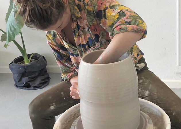 Large ceramic vase