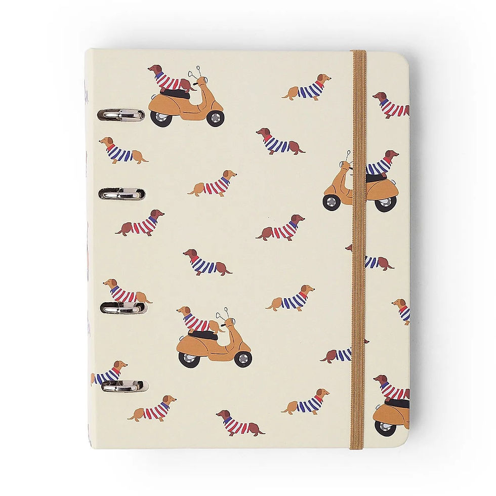 Caderno Criativo Argolado Office Duo Petit Pautado & Pontado A5 Lambreta 14x21