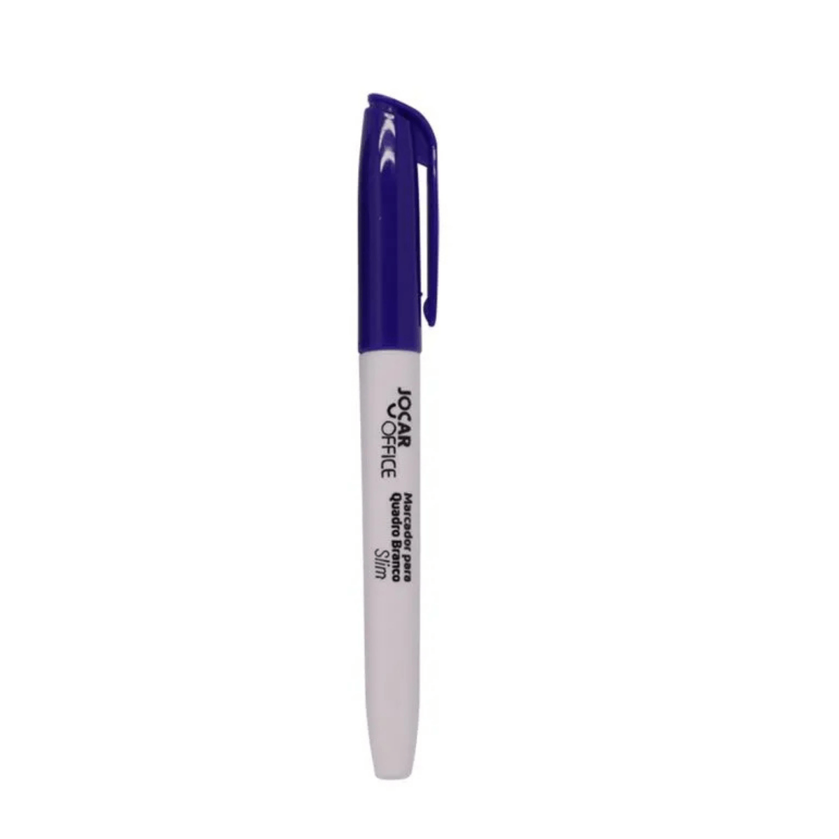 Marcador para Quadro Branco Slim Azul Jocar Office | Ponta Fina | Secagem