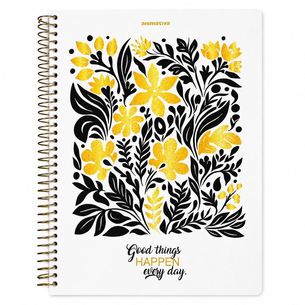 Caderno Universitário Happen 1 Matéria 80 Folhas - 20 x 27,5 cm