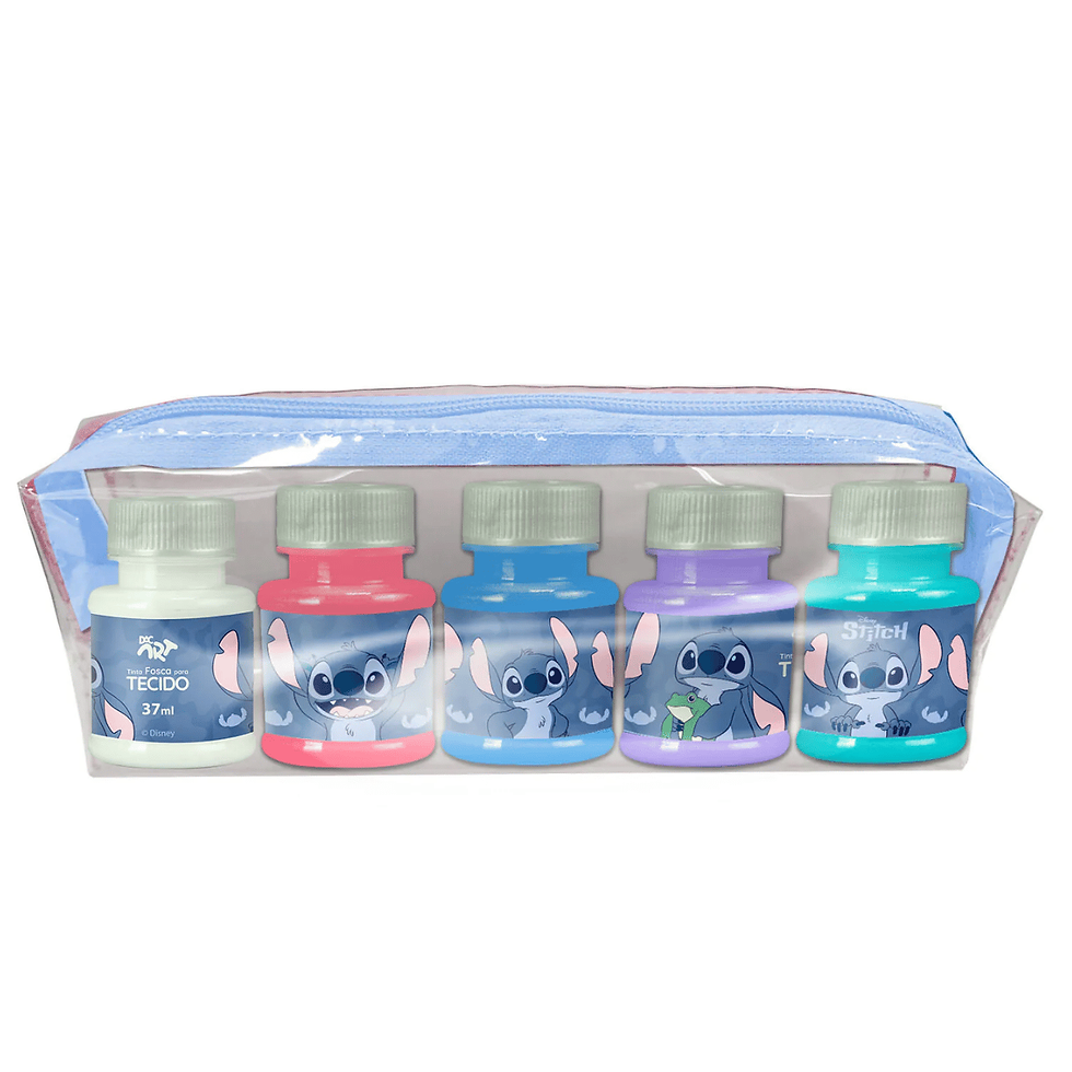 Kit Estojo Stitch DAC – detalhe do conjunto de pintura