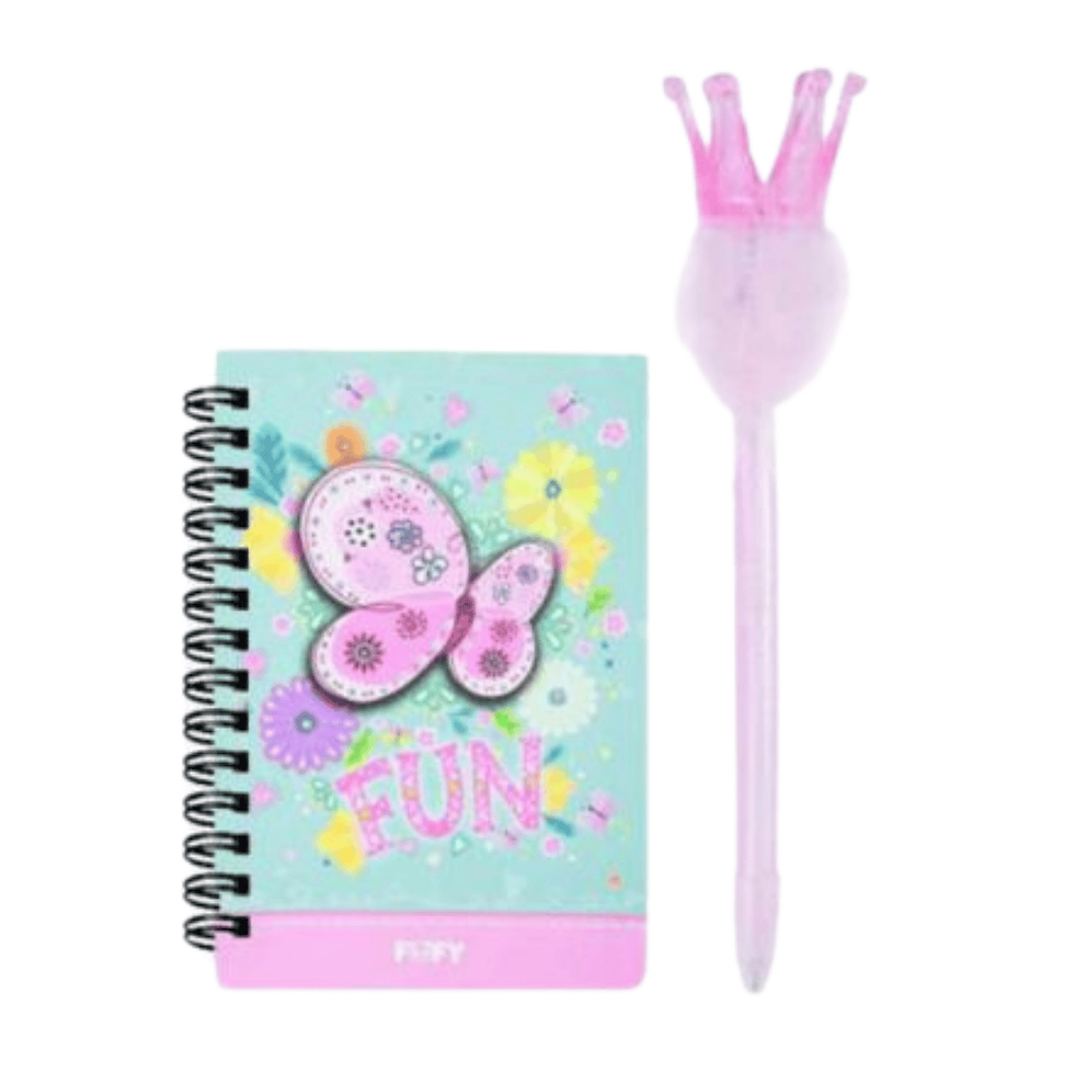 Kit de Anotações FOFY FUN - Diário + Caneta Esferográfica Azul - imagem 2