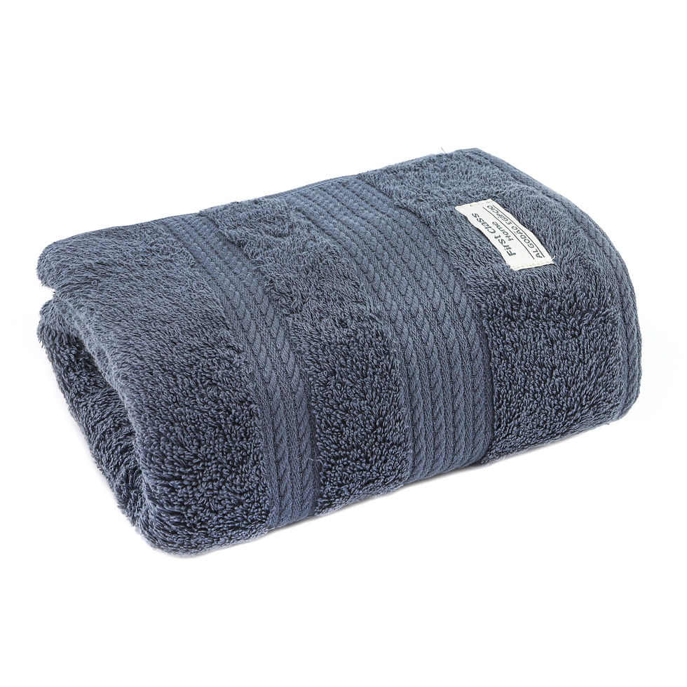 Toalha Fio Egípcio Supreme 100% Algodão - Azul Escuro - Rosto