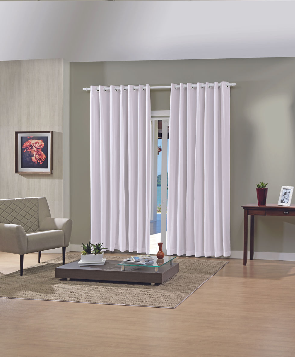 Cortina Pratika Slim Branco ref. 7723