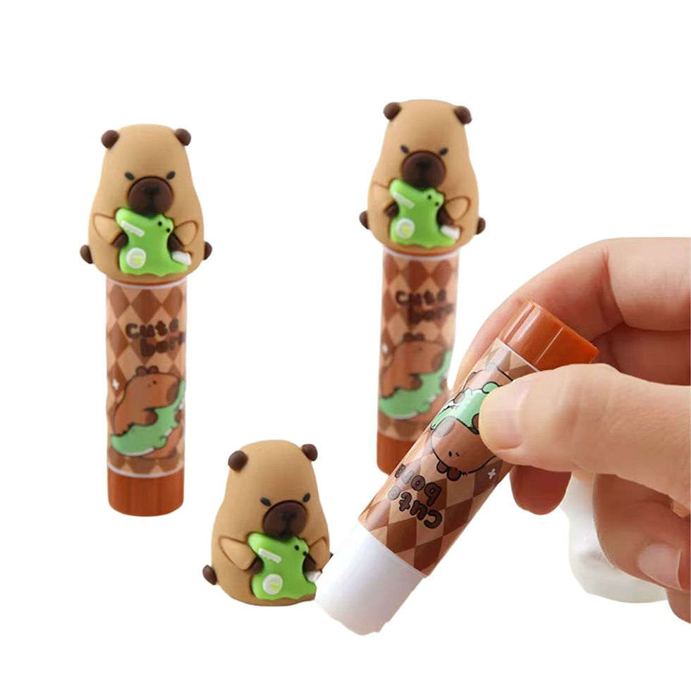 Cola Bastão Capivara 3D - a cola cheia de encanto, Cores Sortidas - imagem 2