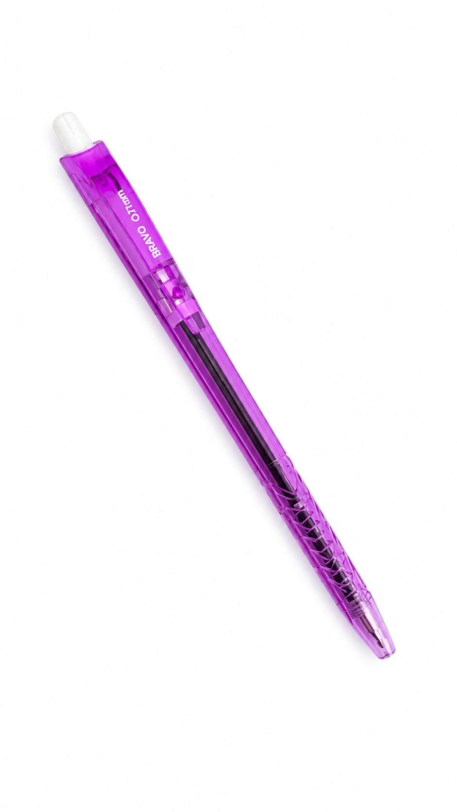Caneta Esferográfica BRW Retrátil 0.7mm Azul ? Escrita Macia e Confortável
