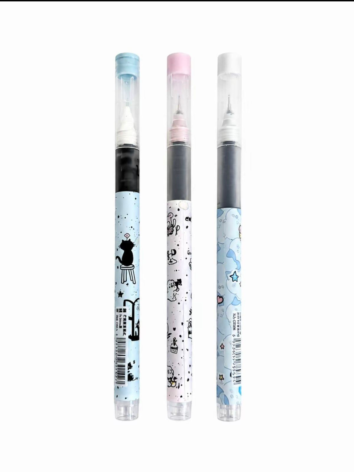 Caneta Gel Cute 0,5mm | 1 Caneta Preta Fofa Kawaii Para Escola, Planner e