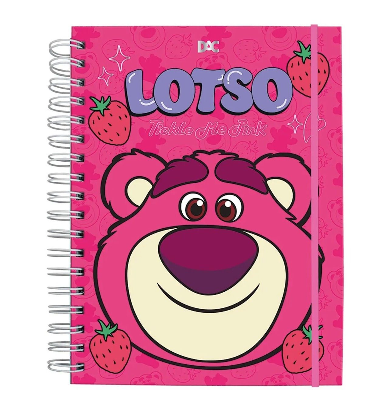 Caderno Smart Universitário Ursinho Lotso - DAC - 80 Folhas - 10 Divisorias