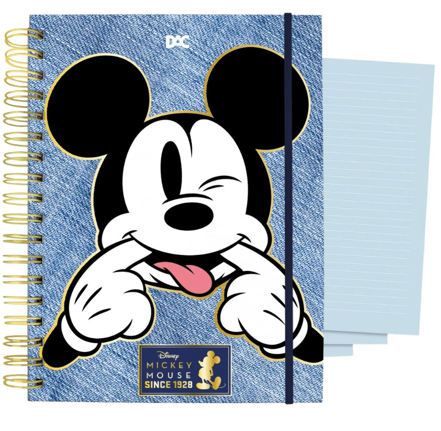 Caderno Smart Universitário Mickey Azul 80 Folhas - DAC