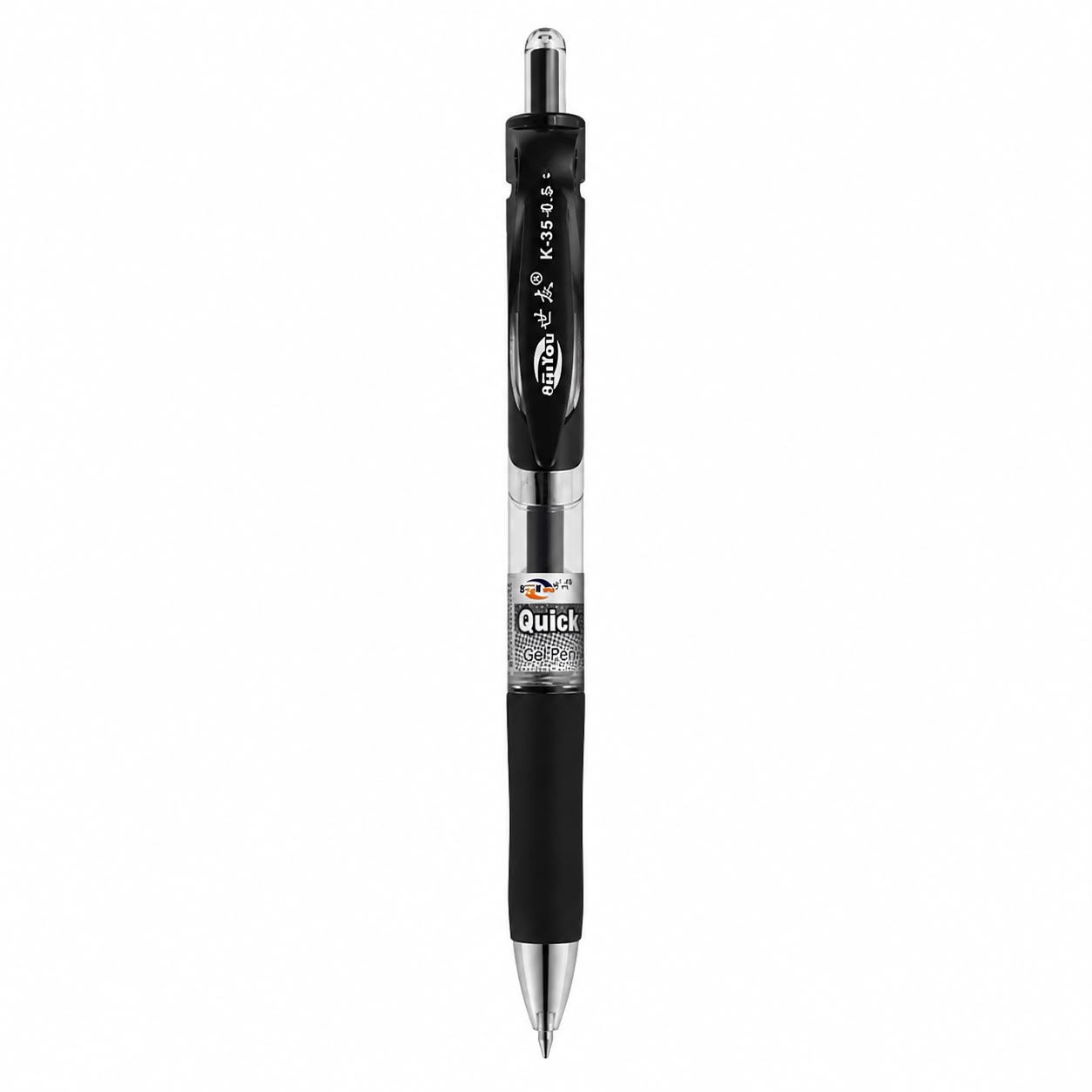 Caneta Gel Pen Quick Drying 0.5 mm Tinta Preta
