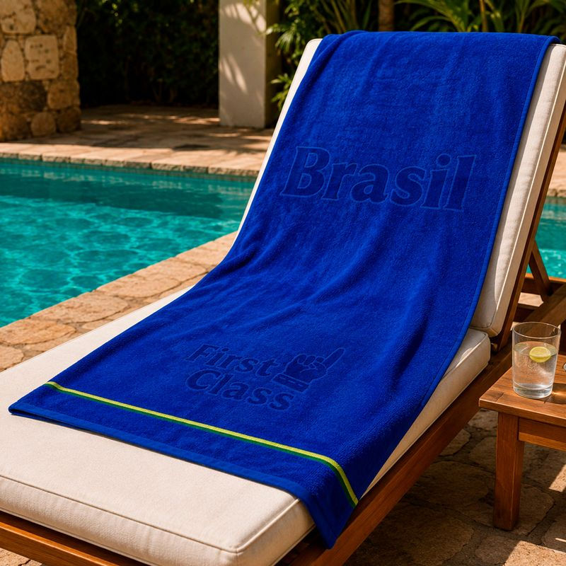 Toalha de Praia Brasil FirstClass - imagem oficial