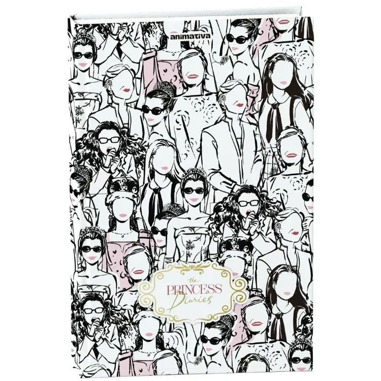 Miniatura: Caderno Brochura Colegial Diario de uma Princesa 80 Folhas Decoradas 179x241 – imagem 4