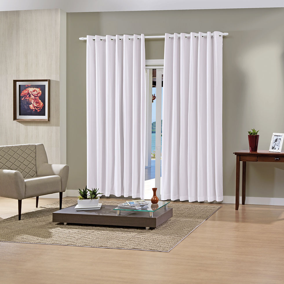 Cortina Pratika Slim Branco