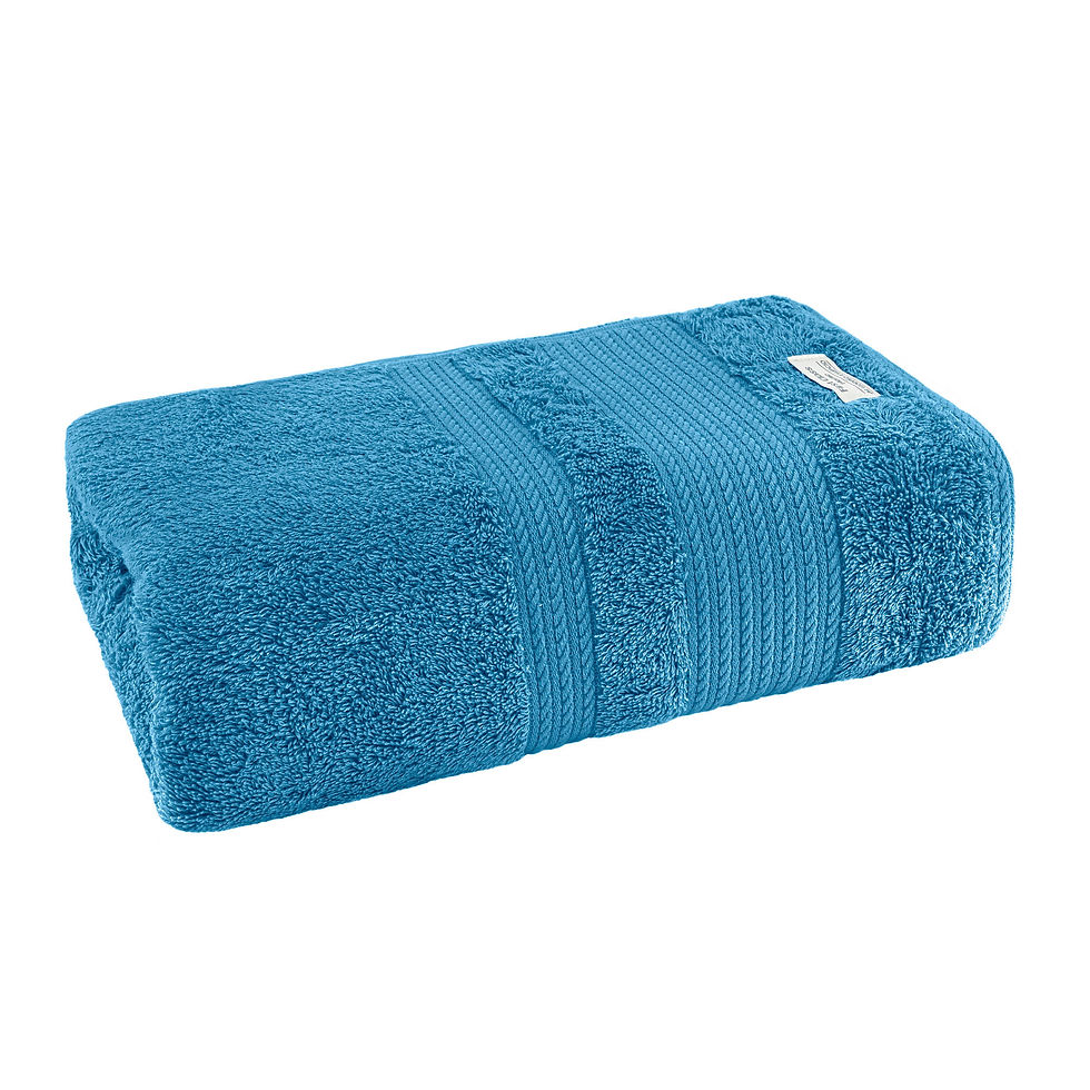 Toalha Fio Egípcio 600 Gramas Supreme - Azul - Banhão