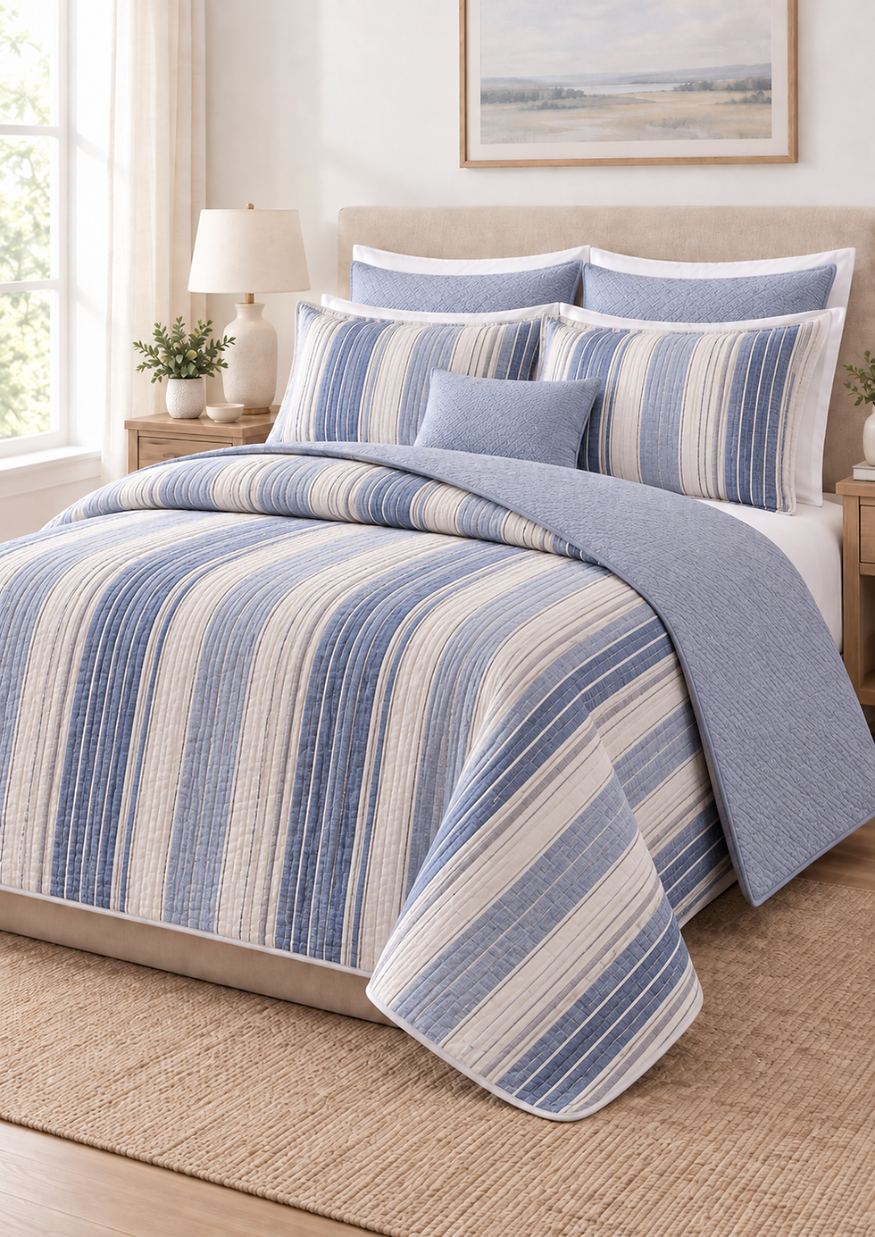 Kit Cama Queen Delicato - Nautic