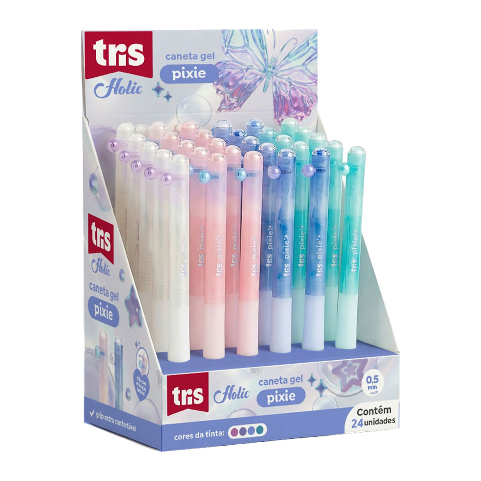 Caneta Gel Holic Pixie Tris 0,5 mm