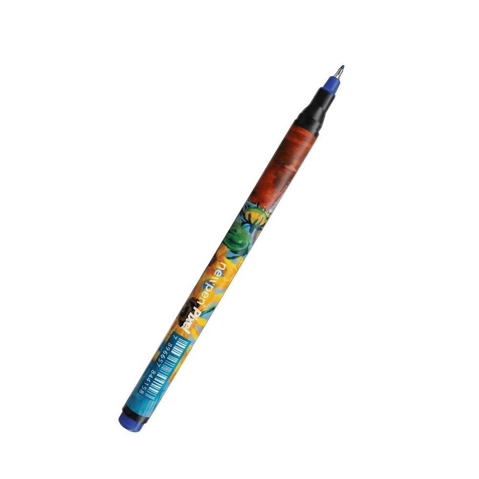 Miniatura: NewPen Pixel Art Girassóis - tinta azul