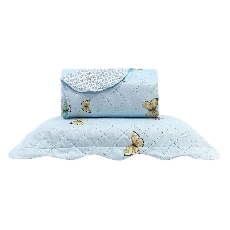 Kit Cama Ultra Lisse Teen - Borboletas Azul