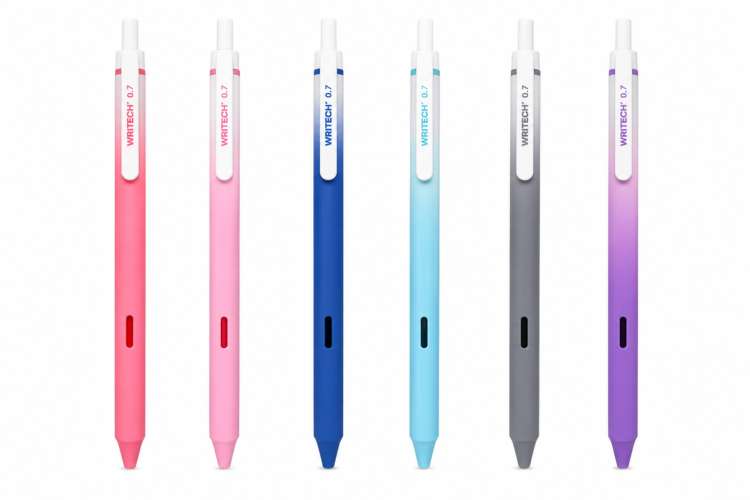 Canetas Gel Ombre Writech 0.7mm, W-0171M