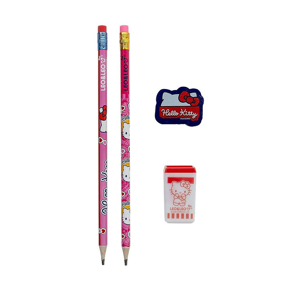 Kit Escolar Hello Kitty 4 peças - Leo e Leo - imagem 2