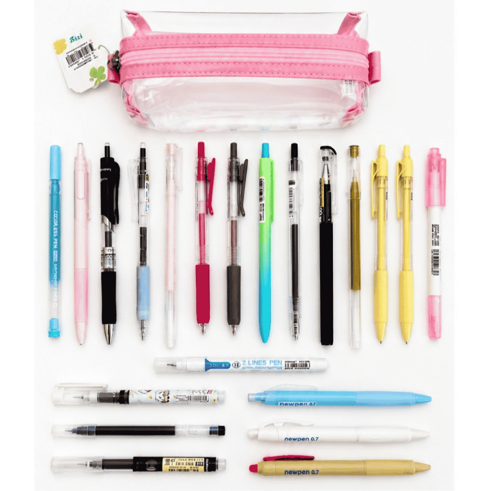 Kit 10 ou 20 Canetas Importadas + Estojo Fizz