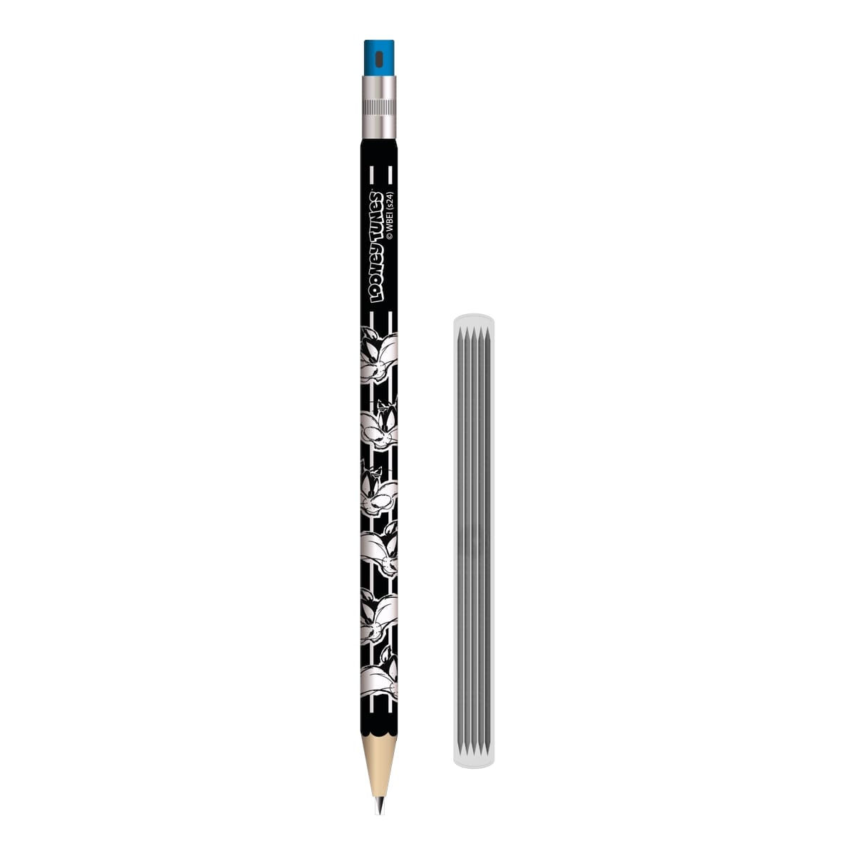 Lapiseira Pencil 2.0 dos Looney Tunes Blister + 5 grafites - Leo e Leo