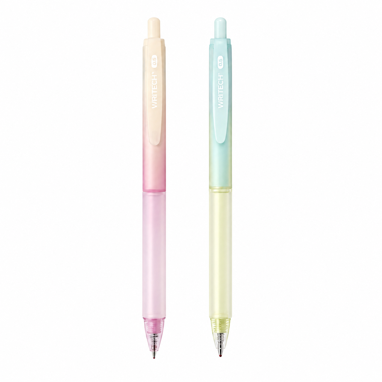 Caneta WRITECH Soft Grip Gel Pens 0.5mm Tinta Preta W-0178