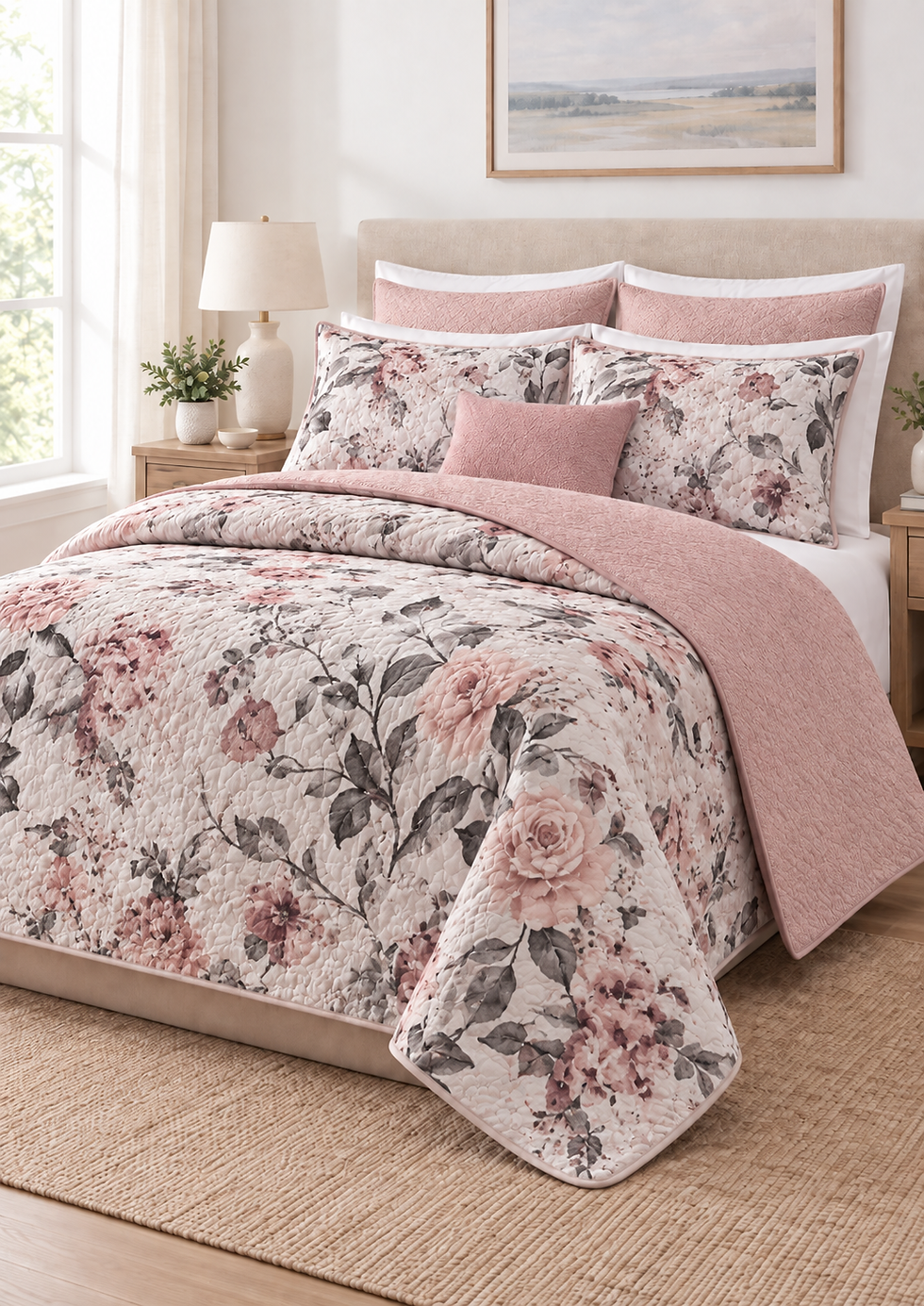 Kit Cama Queen Delicato - Flora