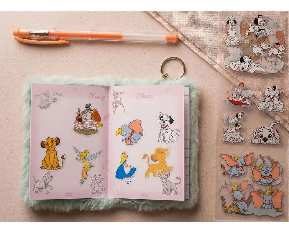 Miniatura: Mini Caderno Fluffy Classicos Da Disney - imagem 3