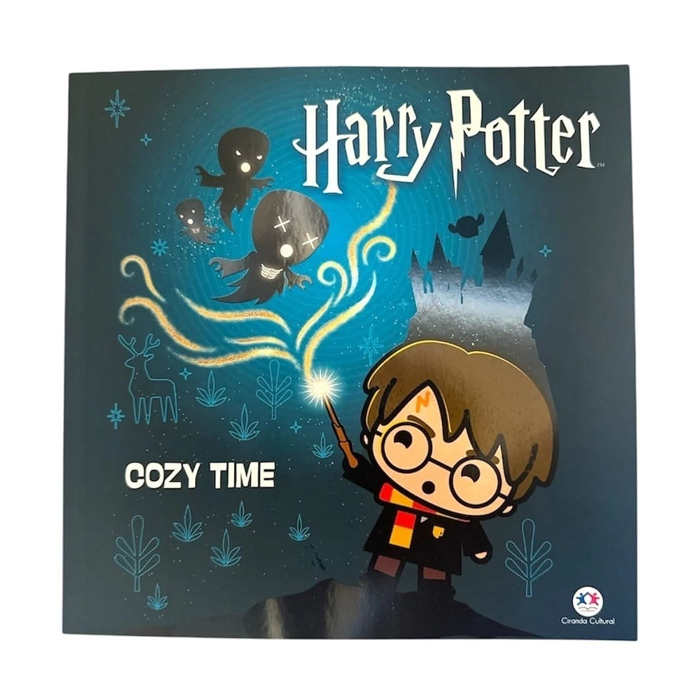 Harry Potter - Livro de Colorir Cozy | Arte Mágica e Relaxante