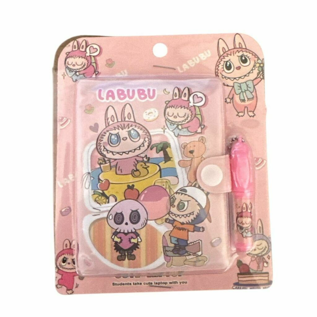 Mini Bloquinho com Mini Caneta - Labubu - imagem 3