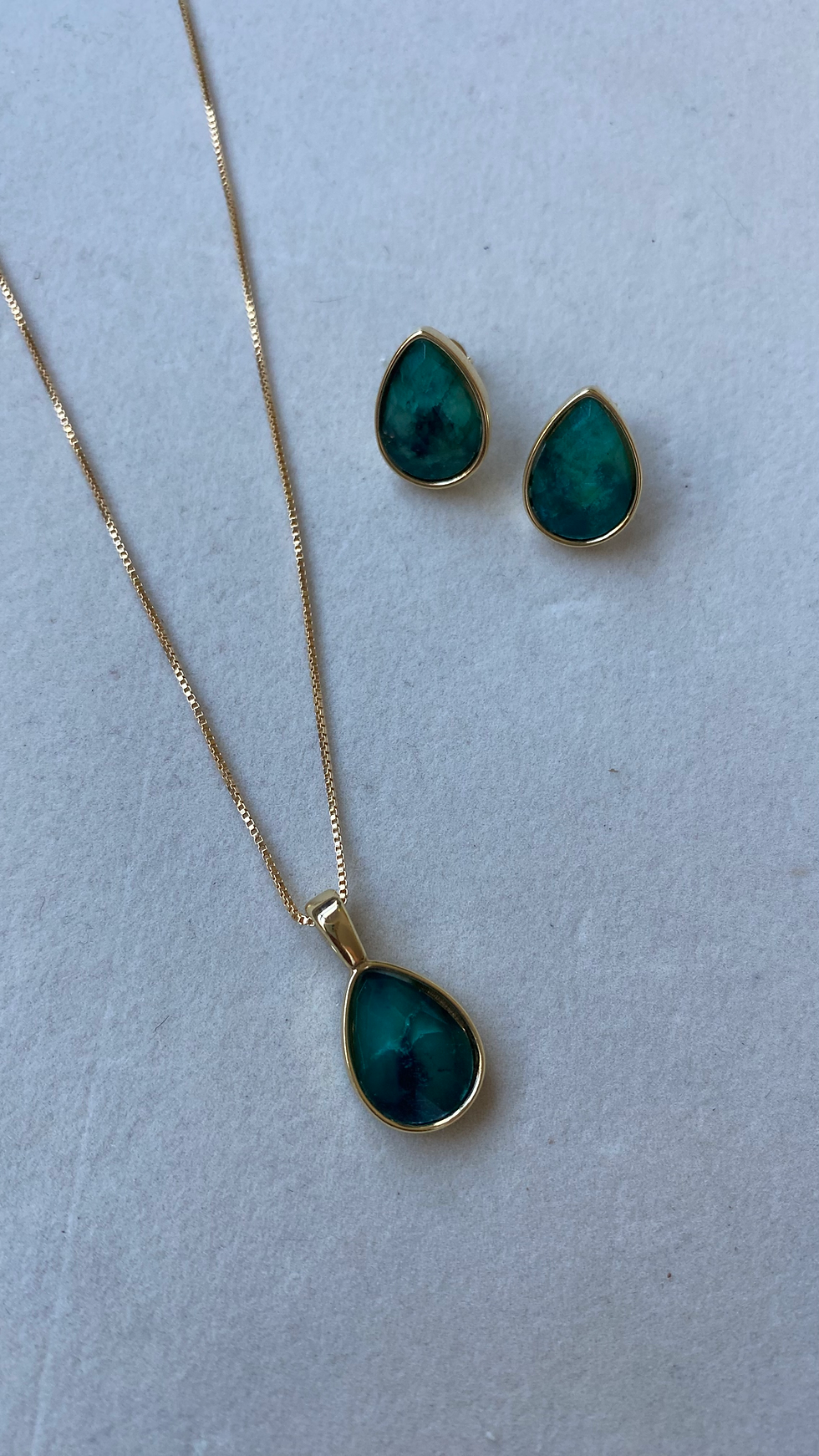 Conjunto Gota de Esmeralda 