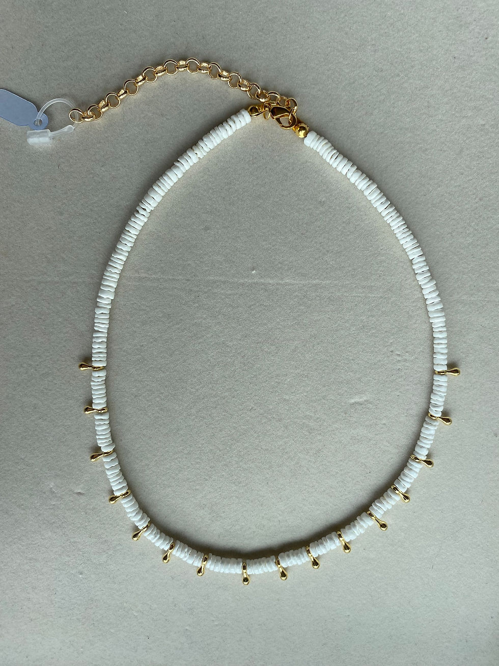 Miniatura: Colar Howlita Gotas