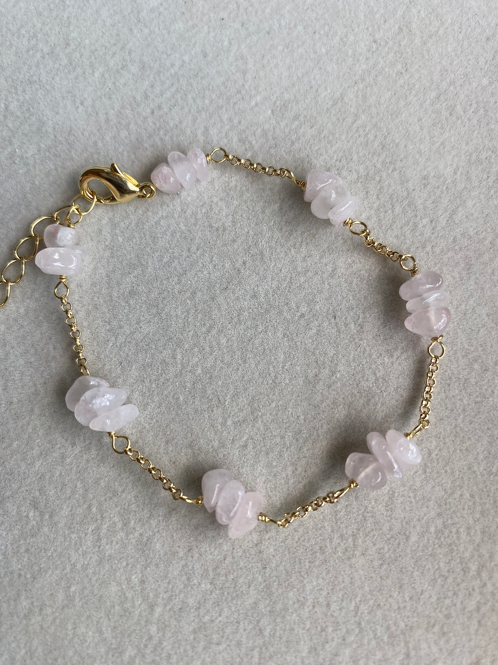 Miniatura: Pulseira Petra Quartzo Rosa 