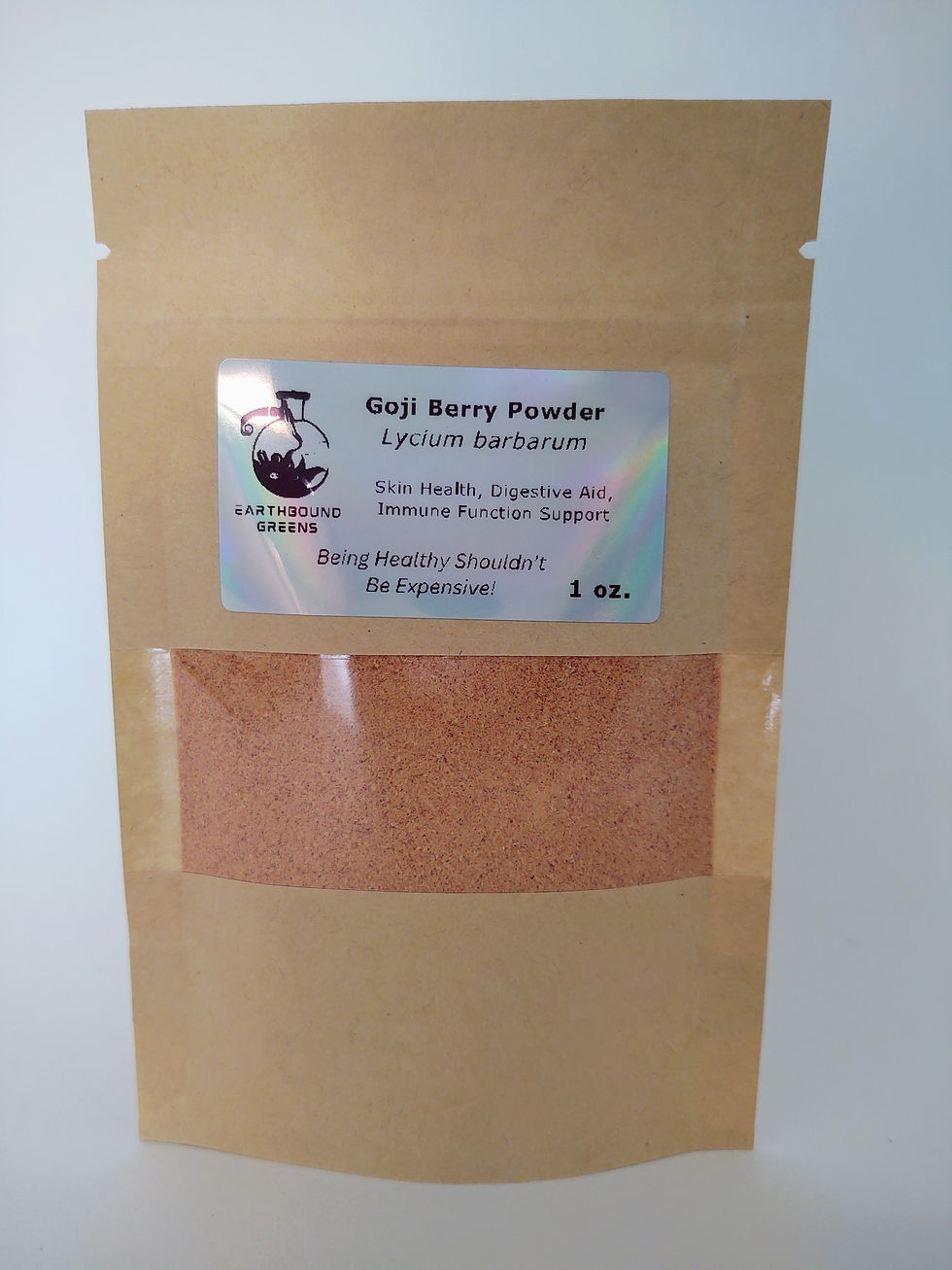 Goji Berry Powder 1 oz package by EarthBound Greens